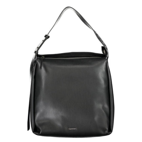 Calvin Klein Black Polyester Handbag - Hilstor