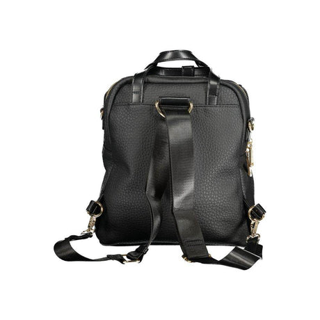 Mario Valentino Black Polyethylene Women Backpack - Hilstor
