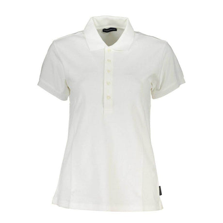 North Sails White Cotton Women Polo Shirt - Hilstor