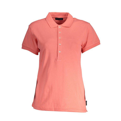 North Sails Pink Cotton Women Polo Shirt - Hilstor