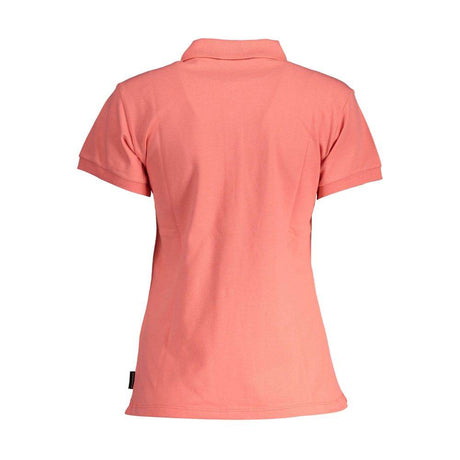North Sails Pink Cotton Women Polo Shirt - Hilstor