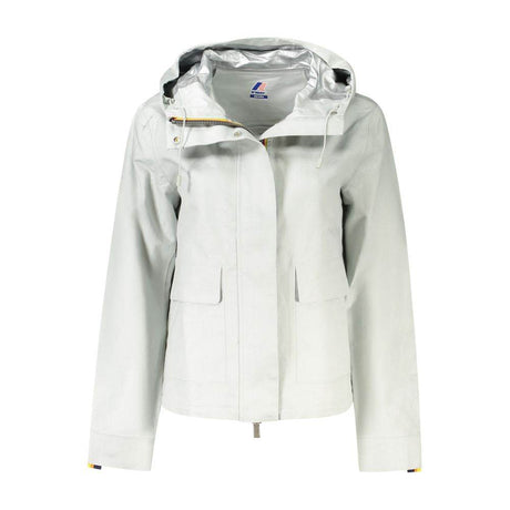 K-WAY Gray Linen Women Jacket - Hilstor