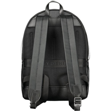 Tommy Hilfiger Black Polyester Men Backpack - Hilstor
