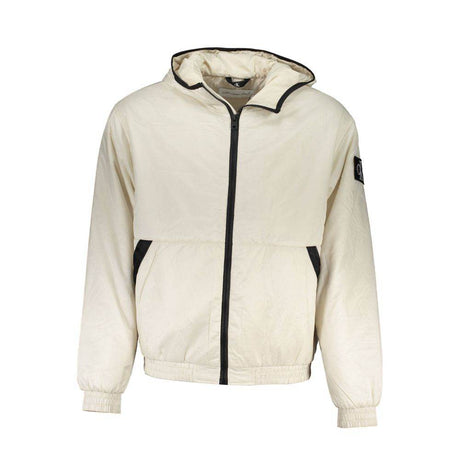 Calvin Klein Beige Polyester Men Jacket - Hilstor
