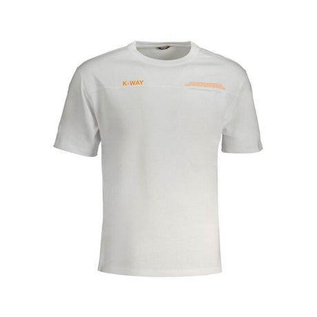 K-WAY White Cotton T-Shirt - Hilstor