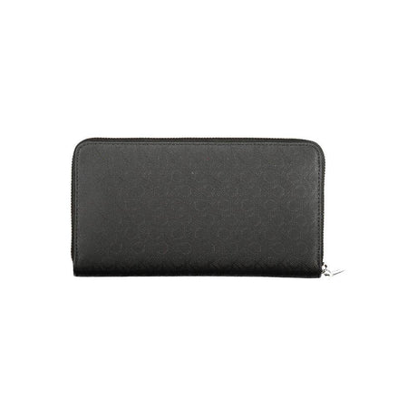 Calvin Klein Black Polyester Women Wallet - Hilstor