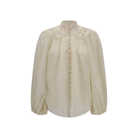 Zimmermann Embroidered Coco Blouse - Hilstor