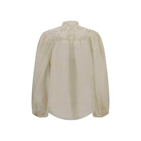 Zimmermann Embroidered Coco Blouse - Hilstor