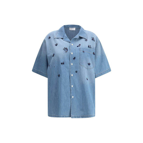 Fabiana Filippi Short sleeve denim Shirt - Hilstor