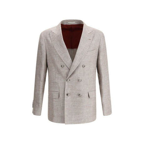 Brunello Cucinelli Linen Blazer - Hilstor