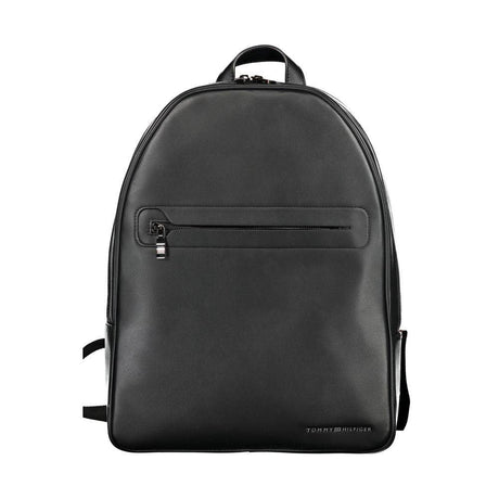 Tommy Hilfiger Black Polyester Backpack - Hilstor