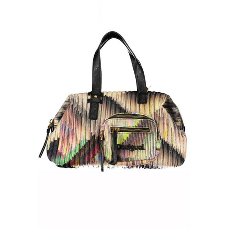 Desigual Black Polyester Handbag - Hilstor
