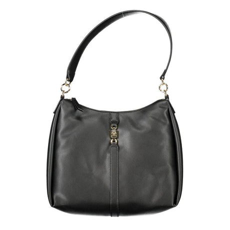 Tommy Hilfiger Black Polyester Handbag - Hilstor