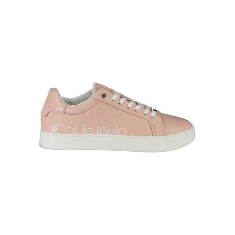 Calvin Klein Pink Polyester Women Sneaker - Hilstor
