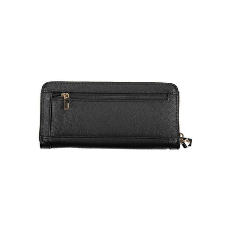 Guess Jeans Black Polyethylene Women Wallet - Hilstor