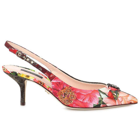Dolce & Gabbana Multicolor Polyester Sandal - Hilstor
