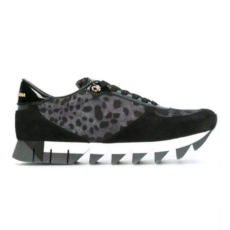 Dolce & Gabbana Black Calfskin Sneaker - Hilstor