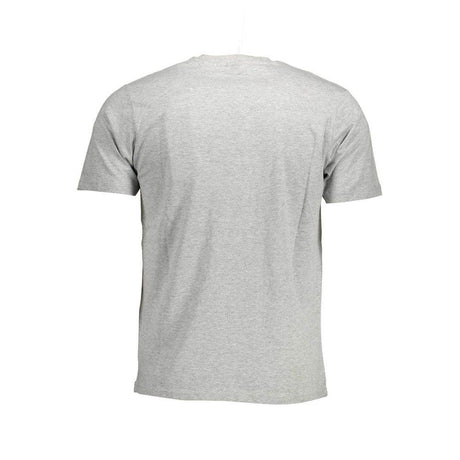 North Sails Gray Cotton Men T-Shirt - Hilstor
