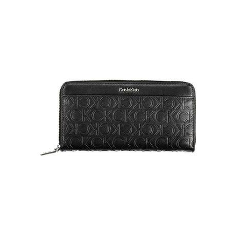 Calvin Klein Black Polyethylene Women Wallet - Hilstor