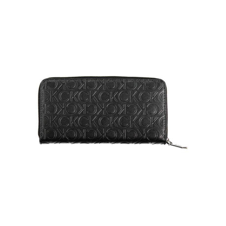 Calvin Klein Black Polyethylene Women Wallet - Hilstor
