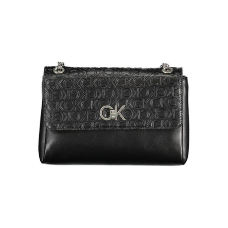 Calvin Klein Black Polyester Handbag - Hilstor