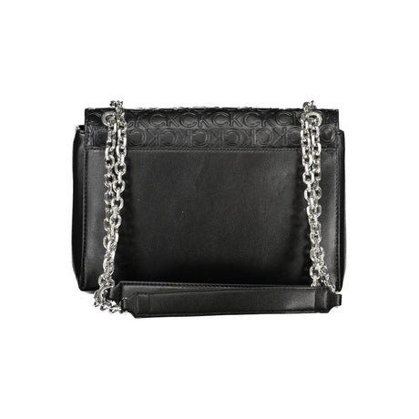Calvin Klein Black Polyester Handbag - Hilstor