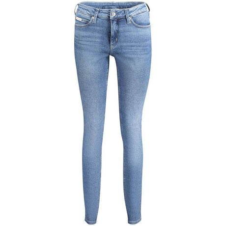 Calvin Klein Blue Cotton Women Jeans - Hilstor