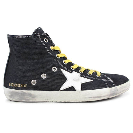 Golden Goose Black Canvas Sneaker - Hilstor