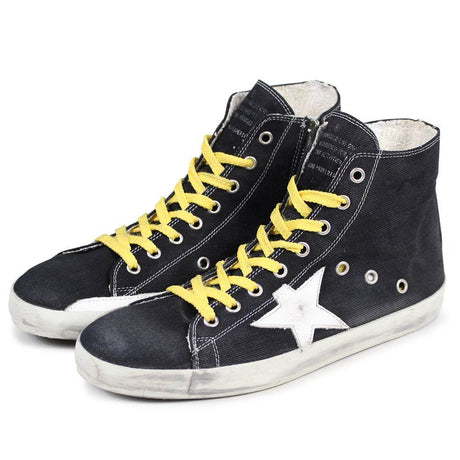 Golden Goose Black Canvas Sneaker - Hilstor