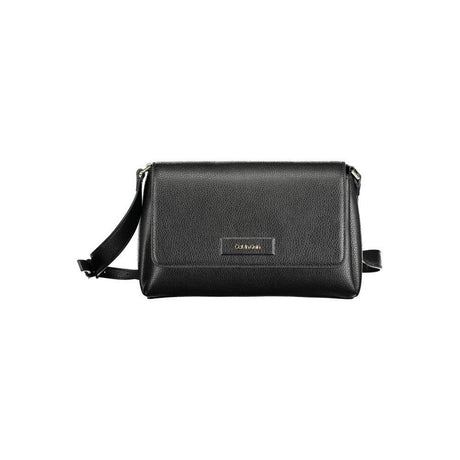 Calvin Klein Black Polyester Women Handbag - Hilstor