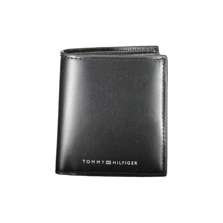 Tommy Hilfiger Black Leather Men Wallet - Hilstor