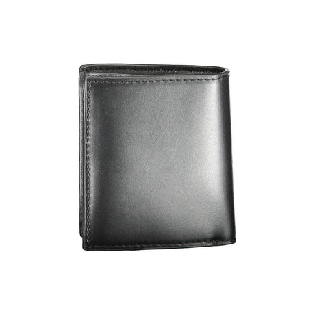 Tommy Hilfiger Black Leather Men Wallet - Hilstor
