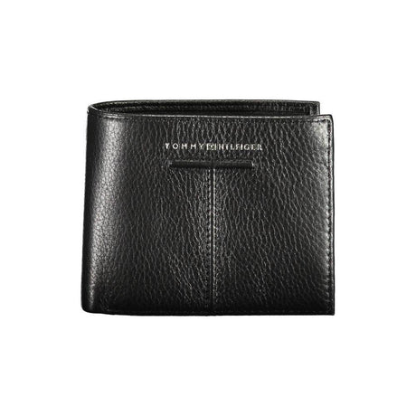 Tommy Hilfiger Black Leather Men Wallet - Hilstor