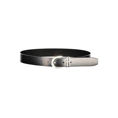 Calvin Klein Black Leather Women Belt - Hilstor