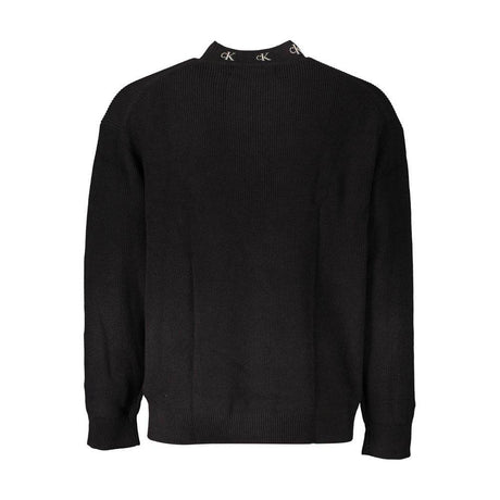 Calvin Klein Black Cotton Men Sweater - Hilstor