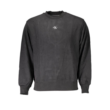 Calvin Klein Black Cotton Men Sweater - Hilstor
