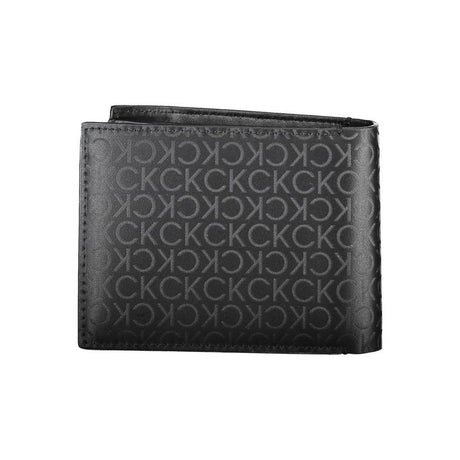 Calvin Klein Black Polyester Men Wallet - Hilstor