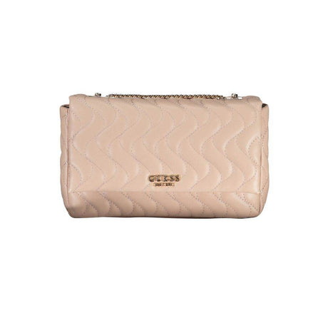 Guess Jeans Pink Polyethylene Handbag - Hilstor