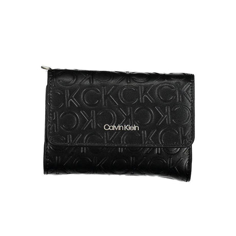 Calvin Klein Black Polyethylene Women Wallet - Hilstor