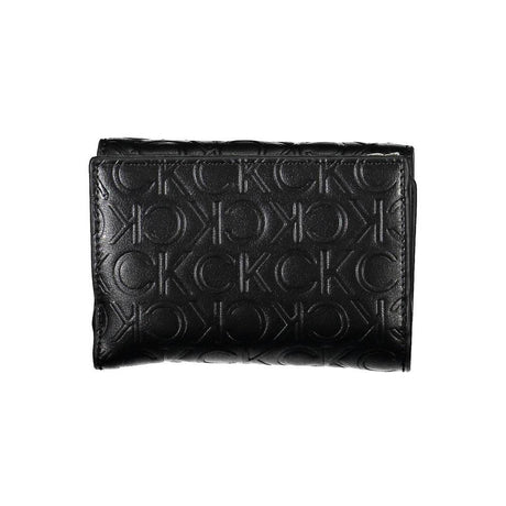 Calvin Klein Black Polyethylene Women Wallet - Hilstor
