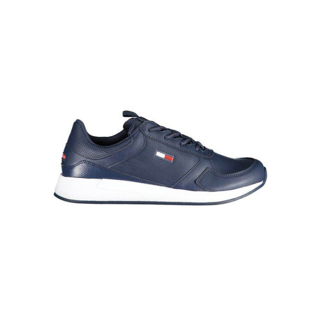 Tommy Hilfiger Blue Polyethylene Men Sneaker - Hilstor