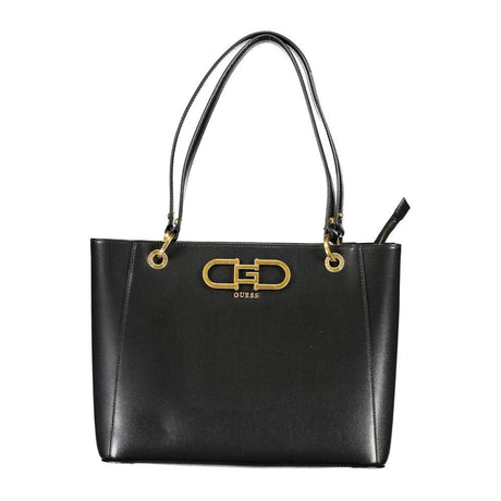 Guess Jeans Black Polyethylene Handbag - Hilstor