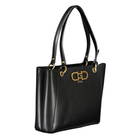 Guess Jeans Black Polyethylene Handbag - Hilstor