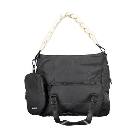 Desigual Black Polyester Handbag - Hilstor