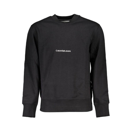Calvin Klein Black Cotton Men Sweater - Hilstor