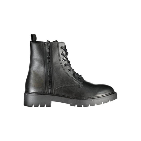 Calvin Klein Black Polyester Men Boot - Hilstor
