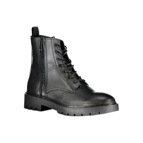 Calvin Klein Black Polyester Men Boot - Hilstor