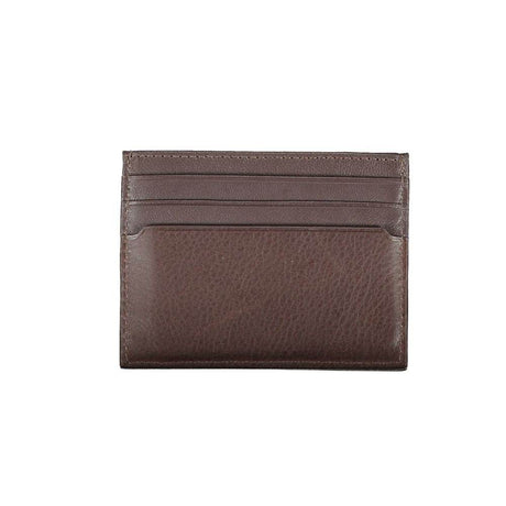 Tommy Hilfiger Brown Leather Men Wallet - Hilstor