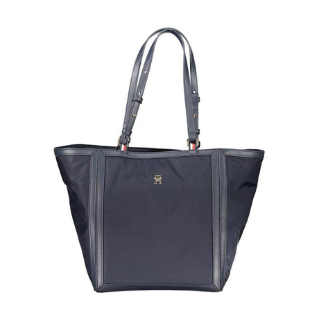 Tommy Hilfiger Blue Polyester Handbag - Hilstor