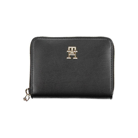 Tommy Hilfiger Black Polyethylene Women Wallet - Hilstor